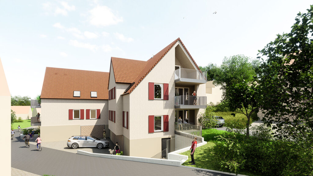 Visualisierung, Strümpfelbach Lindenhof